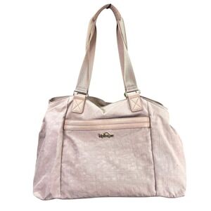 Kipling Kellyn Shoulder Bag Tote Womens Large Pink Travel Casual Everyday